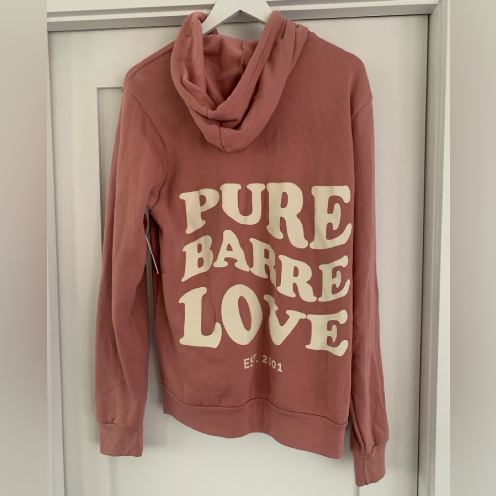 Pure Barre Love Hoodie in Pink [Large]